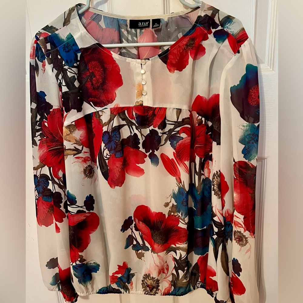 Floral Print Women's Top